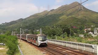 [EAL] MTR East Rail Line. MLR Trains Meet.