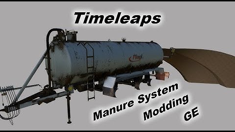 FS19// Timeleaps Modding// Manure system In Slurry Tank