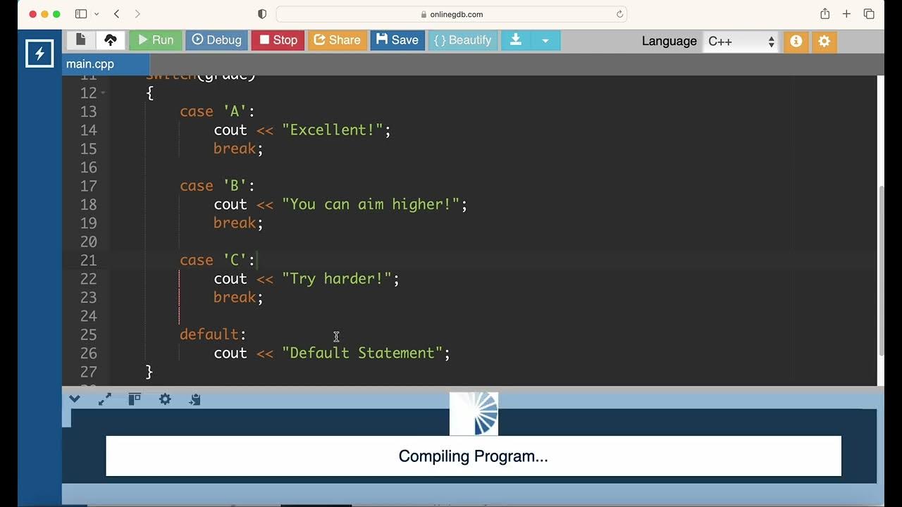 C++: Switch-Case - YouTube