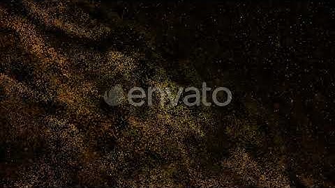 Gold Particles Glow Background Loop | Motion Graphics - Envato elements