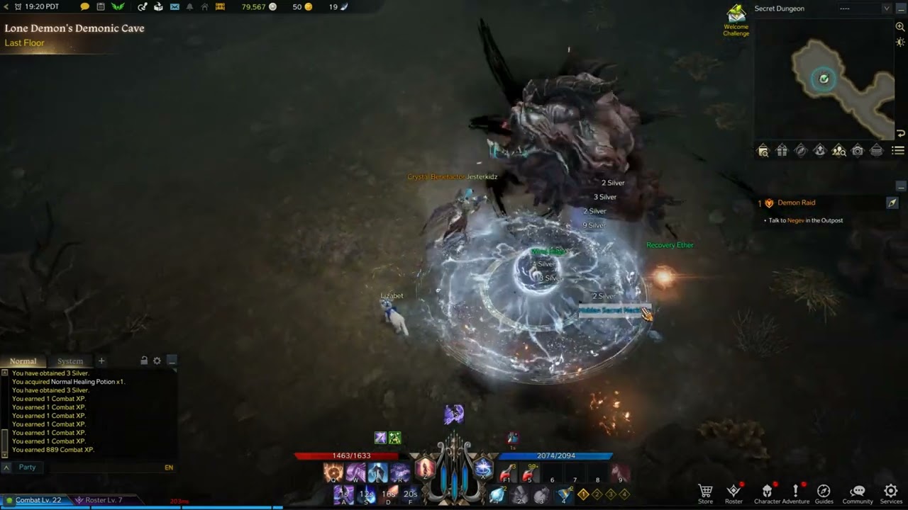 Lost Ark - Secret Dungeon Lone Demon's Demonic Cave Location