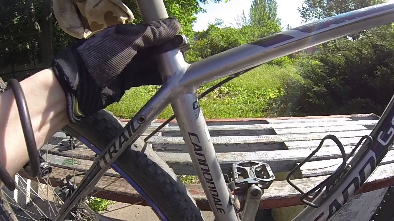 Сломал раму велосипеда. - YouTube