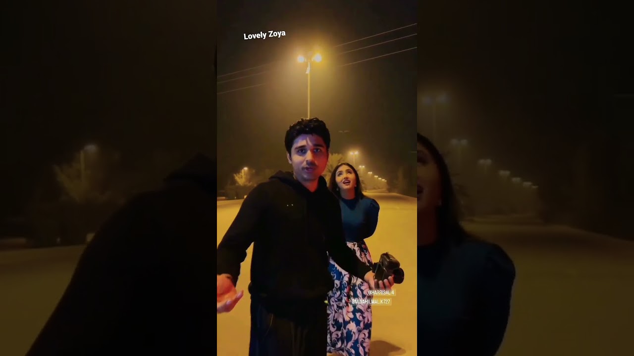 Haris ali gave a romantic birthday surprise to Minahil malick 