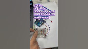 Acionando um Led com dois botões ao mesmo tempo usando o @Arduino #arduino #iot #eletronica