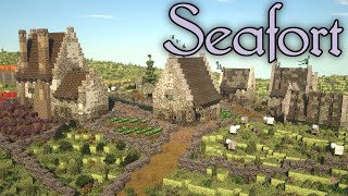 Small Medieval Village | Seafort | Episode 5 : Medieval Minecraft Town Let's Build