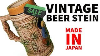 Vintage Ceramic Beer Stein | Made In Japan