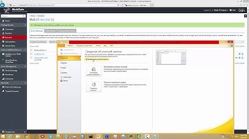 How to create mails in Plesk and import them in Outlook