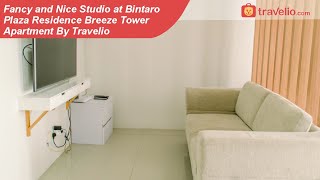Room Tour Fancy and Nice Studio at Bintaro Plaza Residence Breeze Tower Apartment