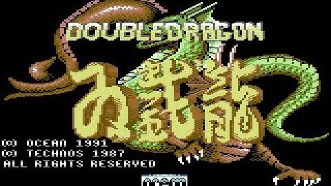 Double Dragon (Ocean) Review for the Commodore 64 by John Gage