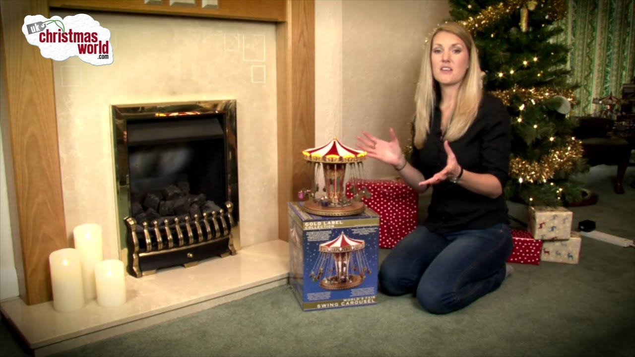 Mr Christmas Swing Carousel World's Fair Collection