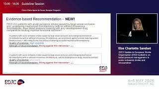 ESOC 2026 Guideline Session - 2025 update to ESO guideline on BP management in AIs and ICH