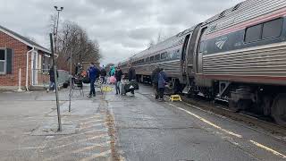 Amtrak Entering Amsterdam NY