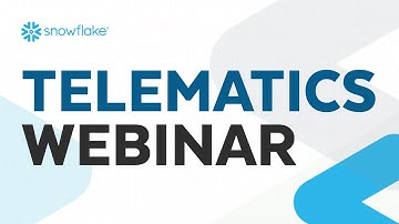 Telematics and Snowflake - Everything You Need To Know | Snowflake