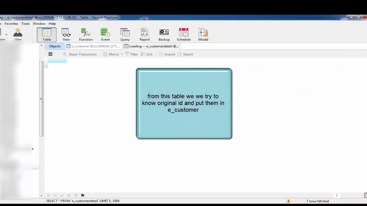 VOS3000 Table issue fixing by SSH/Putty & MySQL Database value correction fix