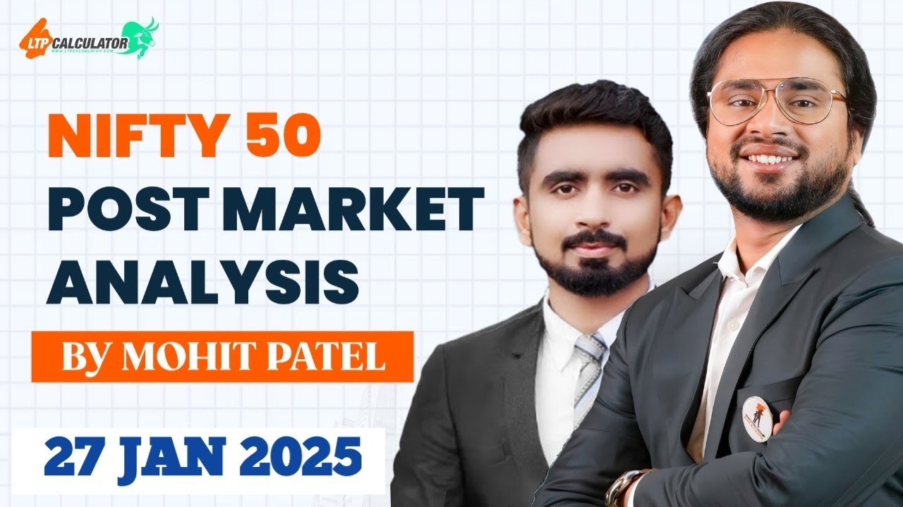 27 JAN 2025 NIFTY PMA BY MOHIT PATEL SIR | LTPCALCULATOR | NIFTY | OPTION CHAIN | SHARE MARKET