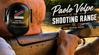 Paolo Volpe at the shooting range in Differdange