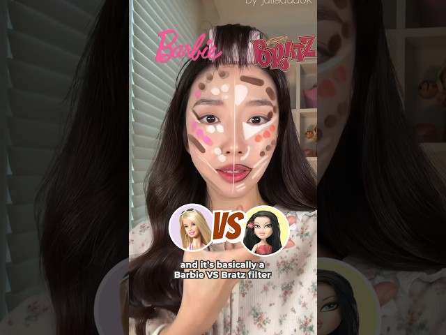 MAKEUP CHALLENGE FILTER BARBIE VS. BRATZ! HASIL BLENDINGNYA ! class=