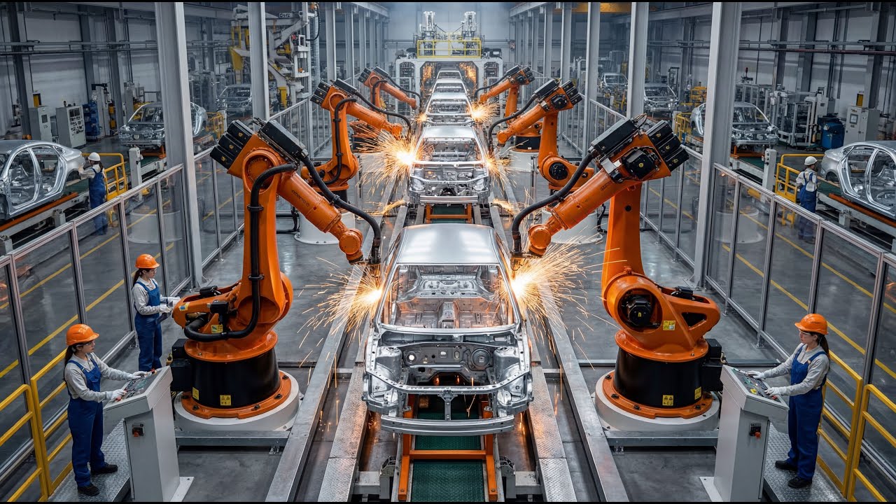 Inside the Factory of Electric Cars : How Electric Car are Made (Full ...