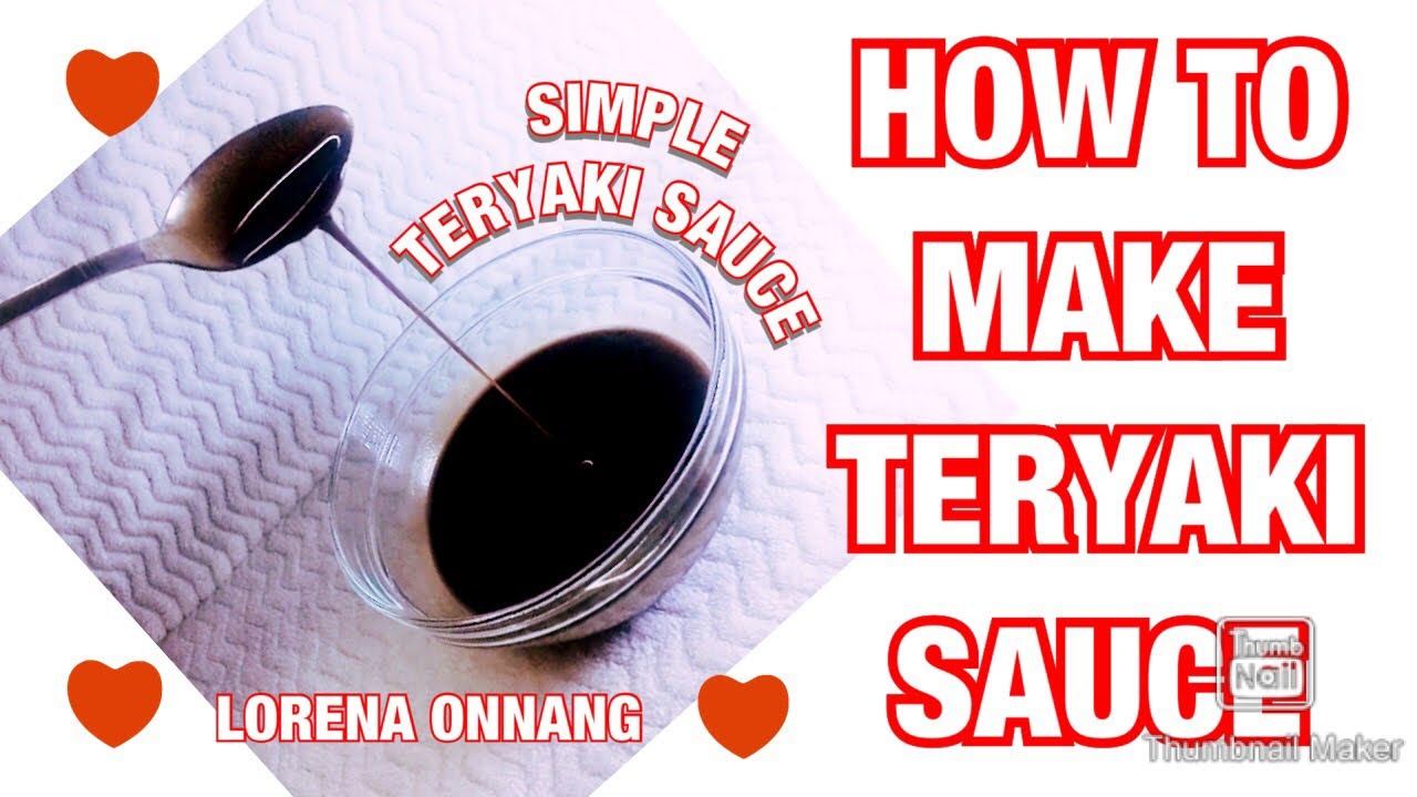 Teriyaki Sauce And Thick Teriyaki Glaze Recipe YouTube