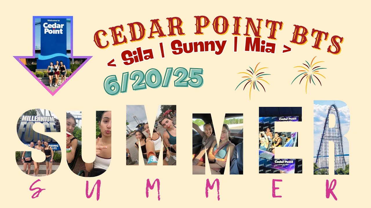 cedar point vlog!! 🎢🎢