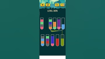 water sort puzzle - level 3976