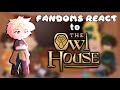 Fandoms react to the owl house  hunter wittebane  gcrv  toh disney reacts 