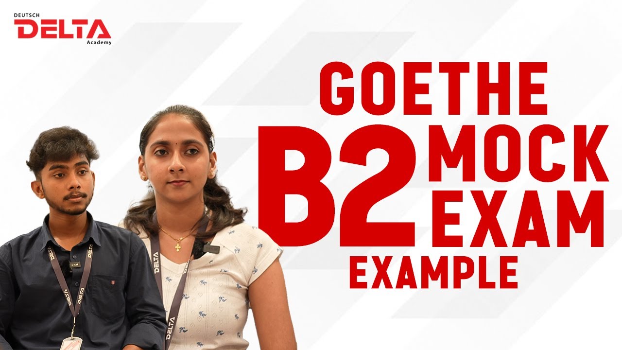 Goethe B2 Mock Exam Example 🌟🇩🇪✈️