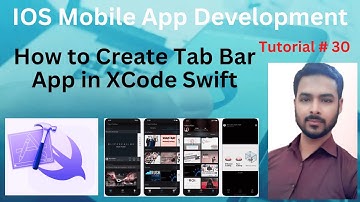 Tutorial 30: How to Create Tab Bar App in XCode Swift | UITabBarController