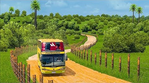 MOD MAP BUSSID NEW UP FOREST HILL // BUS SIMULATOR INDONESIA