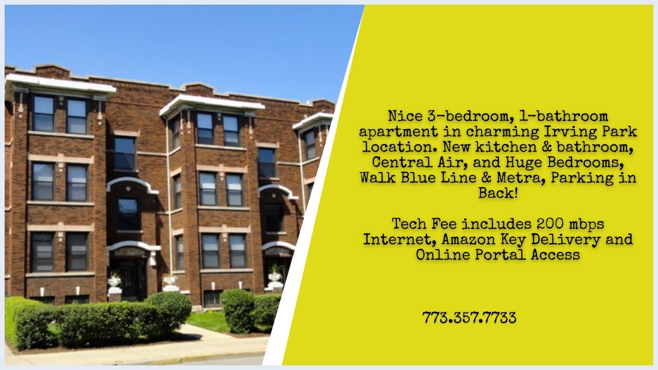 Huge 3 Bedroom Apartment in Old Irving Park (CHICAGO APARTMENT HUNTING