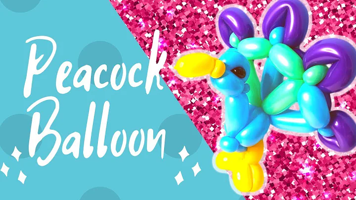 PEACOCK Balloon Animal Tutorial - Learn Balloon Animals with Holly!