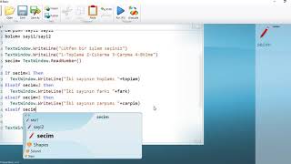 7  Small Basic Hesap Makinesi 2( if-else)