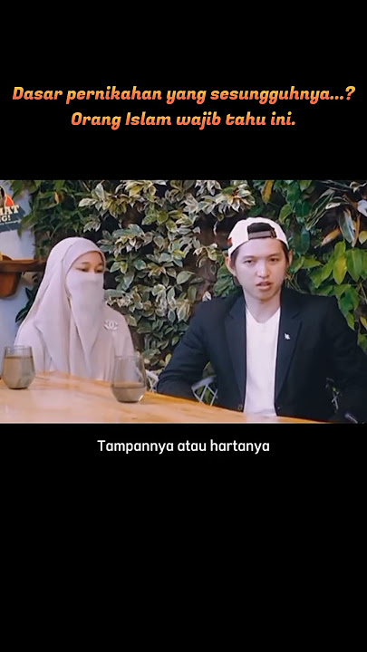 Dasar Pernikahan itu bukan cinta.. Orang islam wajib tahu ini. #shorts #pernikahan #motivation