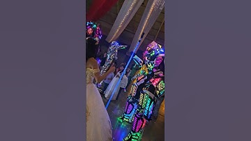 LED ROBOTS SHOW #robot #elrojito #viral #reels #ledlights #shorts