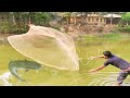 Fishing Video⏩Fishing With Net😱Traditinoal Net Fishing