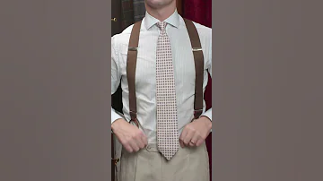 How To Put On Suspenders Step By Step Shorts 