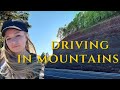 Pine Forest Evening drive at the mountainous area &amp; relaxation music for good sleep