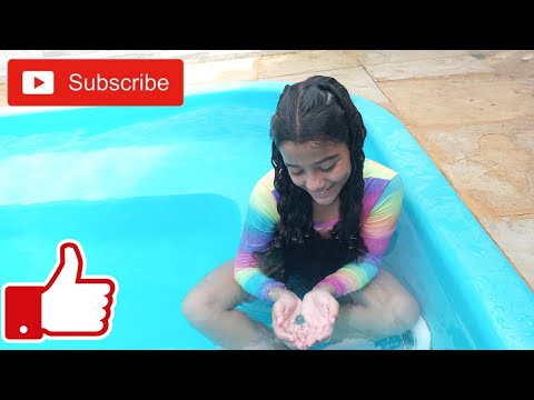 brincadeira da bolinha de gude na #piscina #divertido |FAMILIA LIMA BR