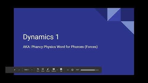 AP Physics 1 - Intro Inertia and Forces