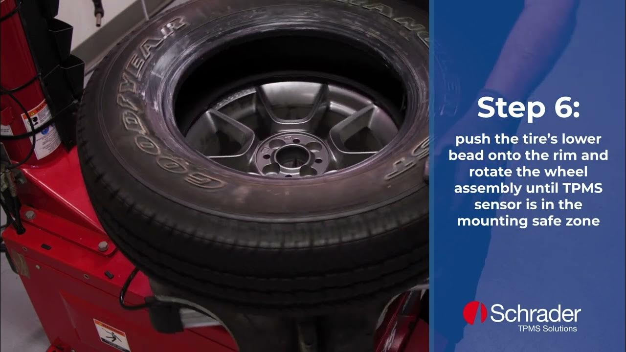 Mounting Schrader's TPMS EZ-sensor with Clamp-in Adjustable Angle Valve