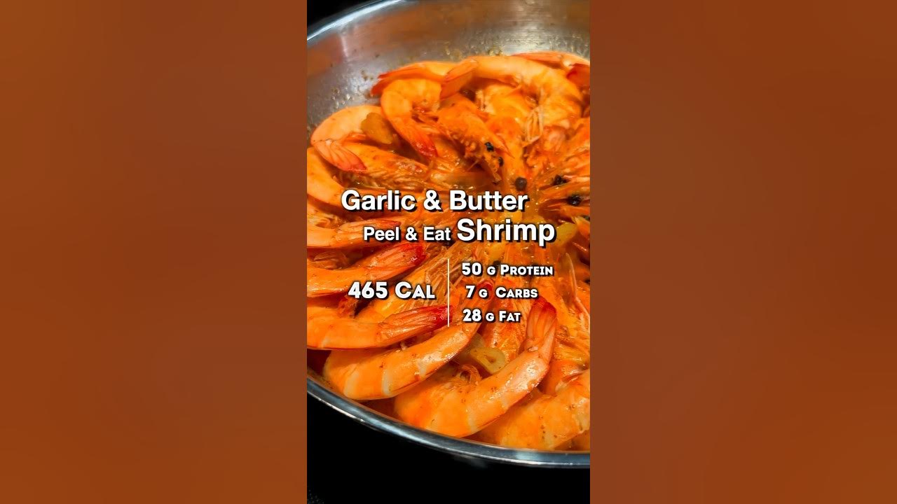 Garlic & Butter PeelandEat Shrimp 🦐 1minuterecipes recipe 