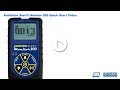 Radiation Alert® Monitor 200 Radiation Detector- Taking a Timed Count