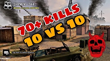 Intense 10 vs 10 Kill Confirmed on Shipment 1944: CODM