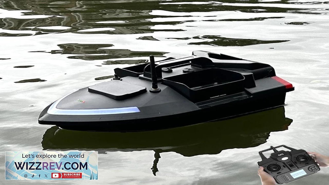 V020 Sonar RC Fishing Bait Boat with Fish Finder and GPS 500M Review