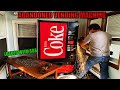 Breaking Into Old Abandoned Coke Vending Machine and We Found An Insane Amount Of Money Inside...