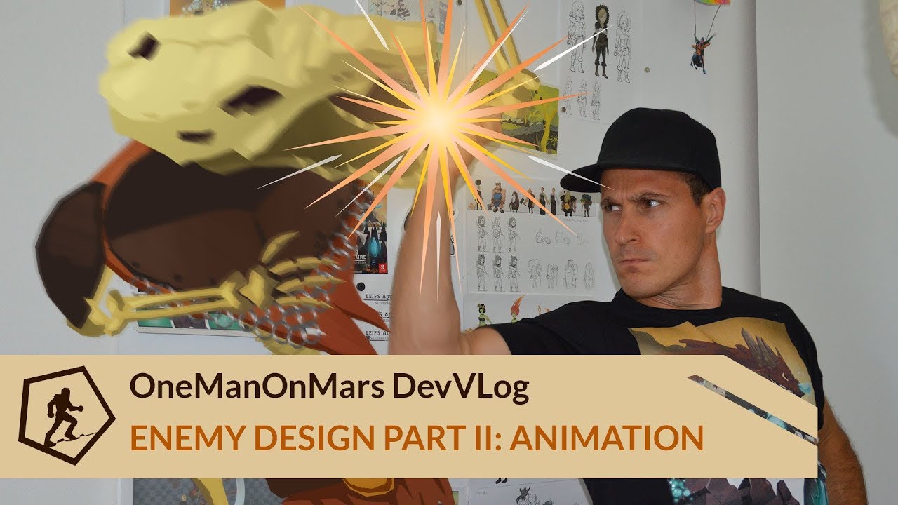 OneManOnMars Dev Vlog: Enemy Design II - Animations