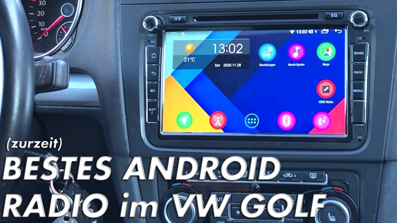 BESTES Android Radio im VW GOLF 6 VI - Einbau und Test - YouTube