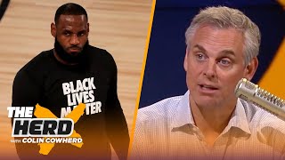 LeBron James is the most powerful athlete in the history of America — Colin | NBA | THE HERD