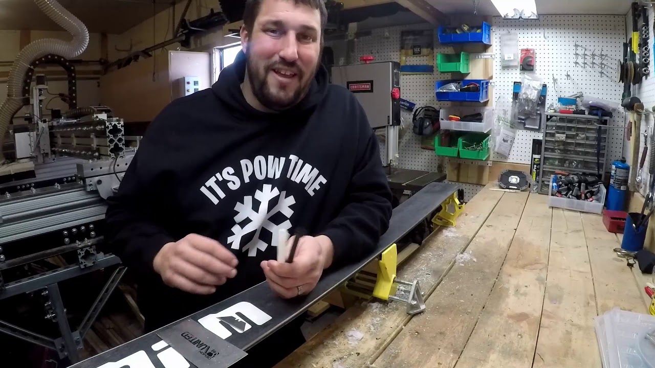 Ski Tuning - Part 2 - Fixing Bases/Waxing - YouTube