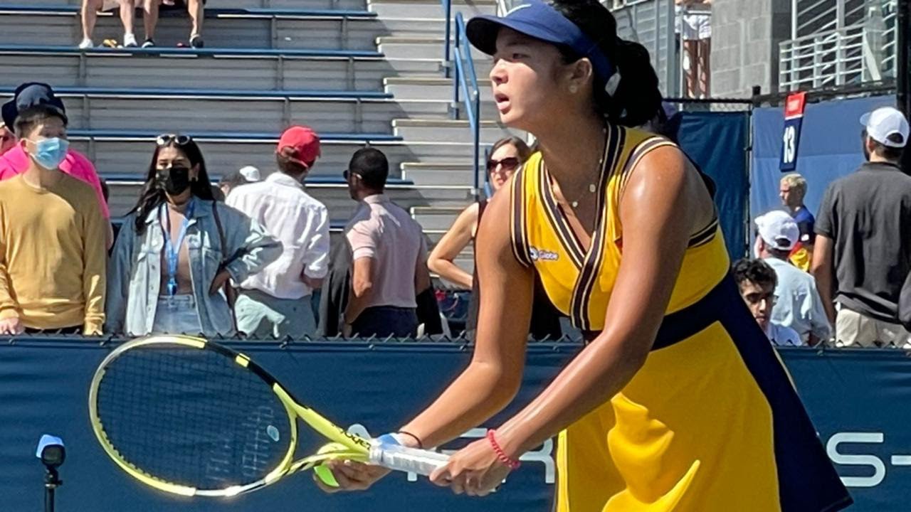 Download Filipina Tennis sensation Alex Eala at the US Open